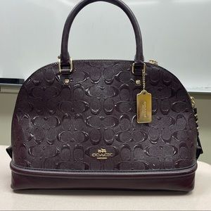 Coach Bag- Maroon with sparkles